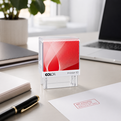 COLOP Printer 10 – Custom Stamp 27 × 10 mm, 3 lines