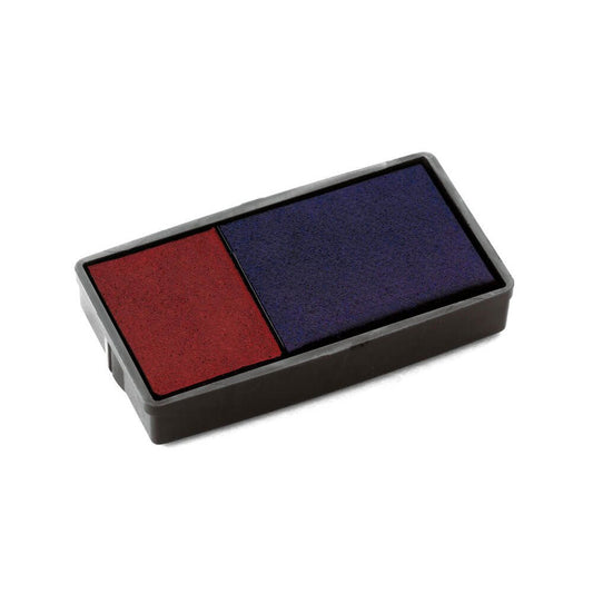 COLOP Ersatzkissen E/40/S6 blau-rot – Einzelpackung, Kissenfarbe Blau-Rot