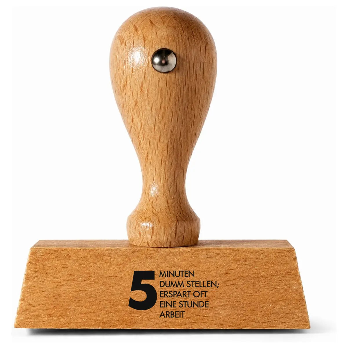 5 MINUTEN DUMM STELLEN; ERSPART OFT EINE STUNDE ARBEIT - Holzstempel 40x20mm