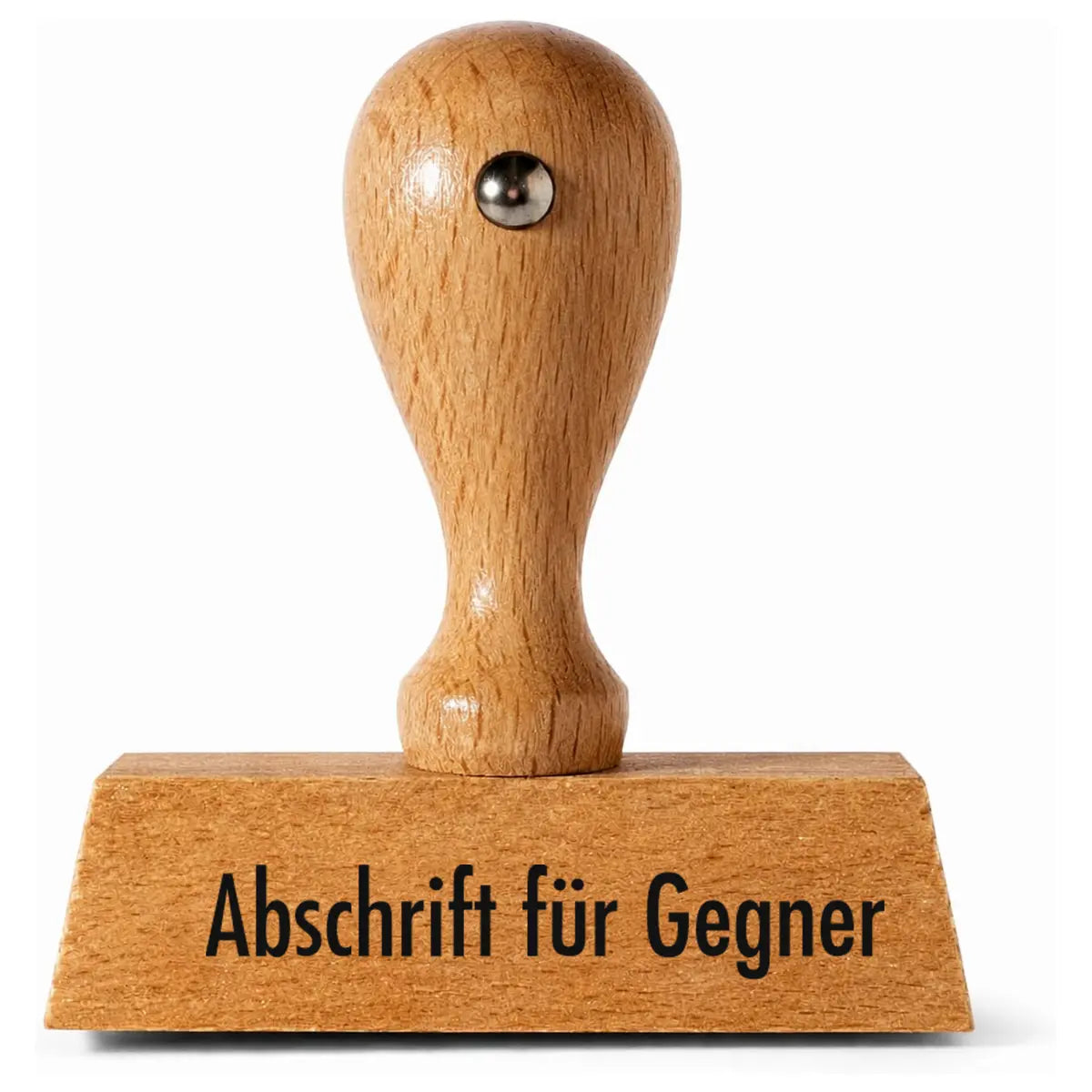 Abschrift für Gegner - Holzstempel 50x10mm