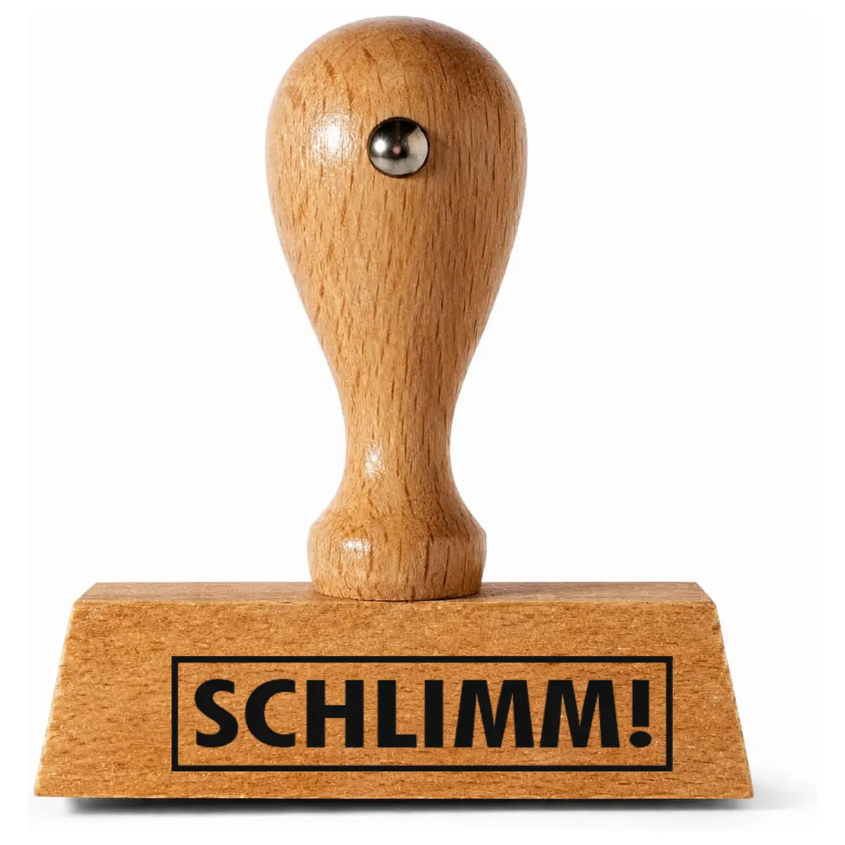 Schlimm! - Holzstempel 40x10mm