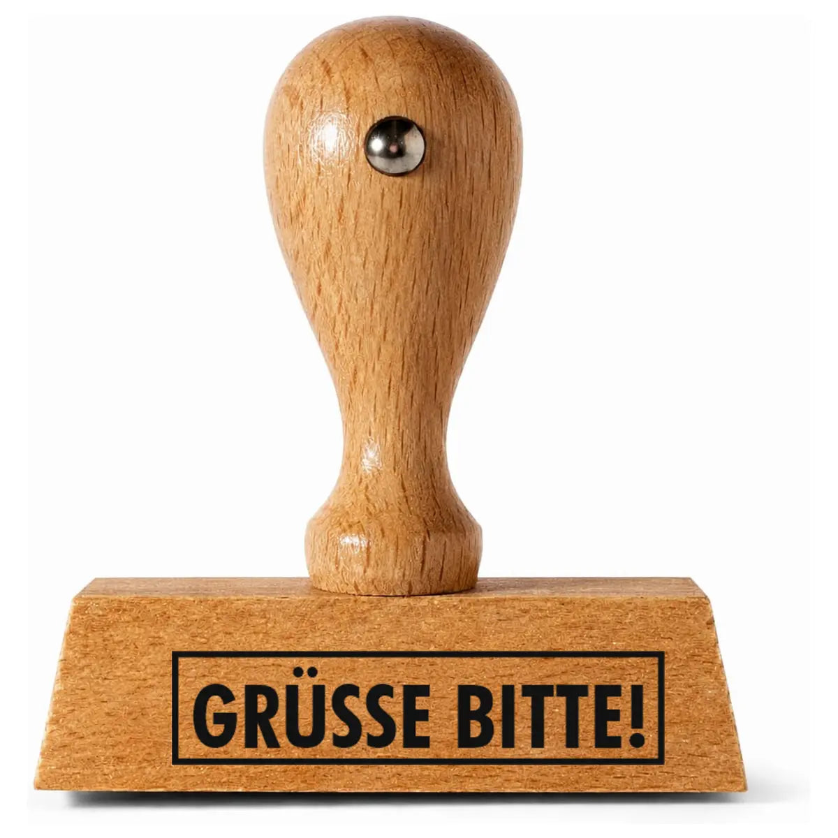 GRÜSSE BITTE! - Holzstempel 40x10mm