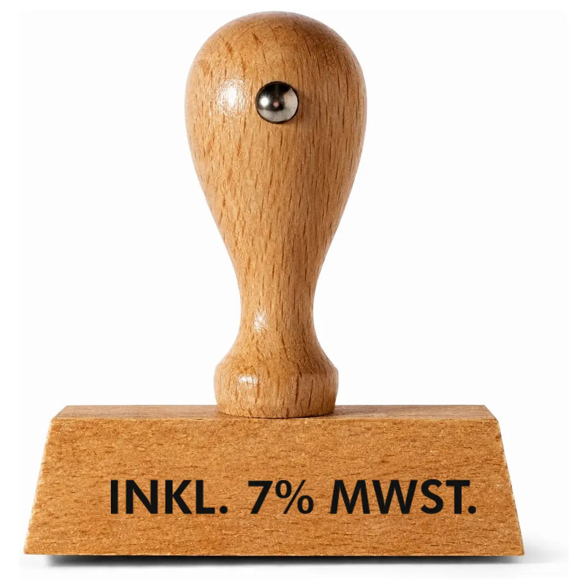 INKL. 7% MWST. - Holzstempel 40x10mm