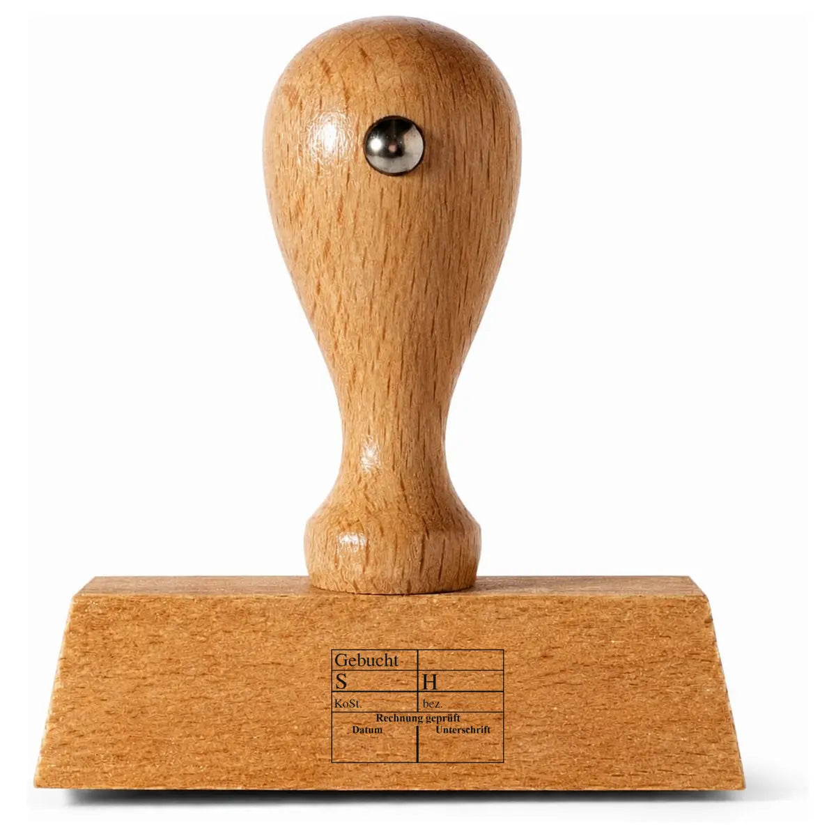 Rechnungsprüfungsstempel - Holzstempel 60x40mm