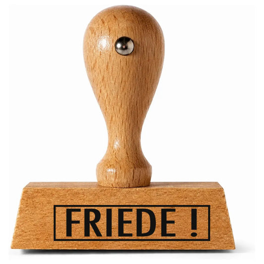 Friede! - Holzstempel 40x10mm