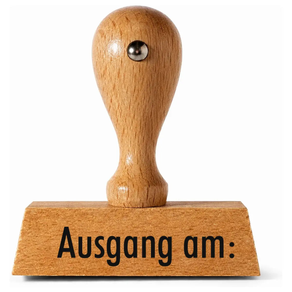 Ausgang am: - Holzstempel 40x10mm