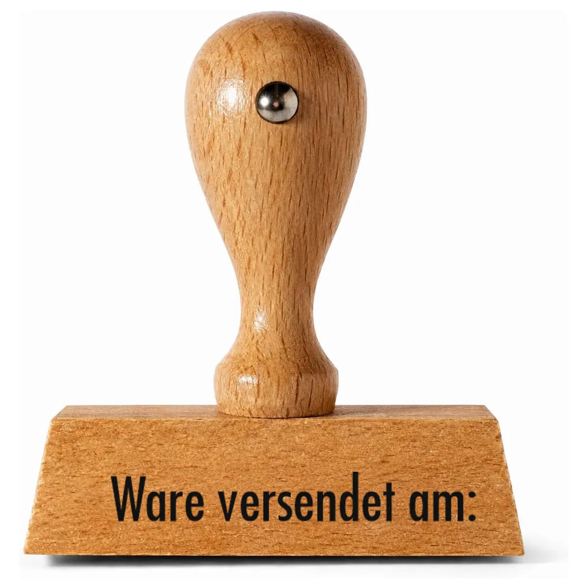 Ware versendet am: - Holzstempel 40x10mm