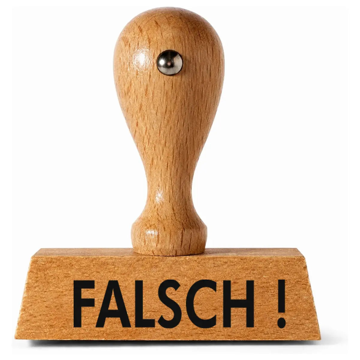 Falsch! - Holzstempel 40x10mm