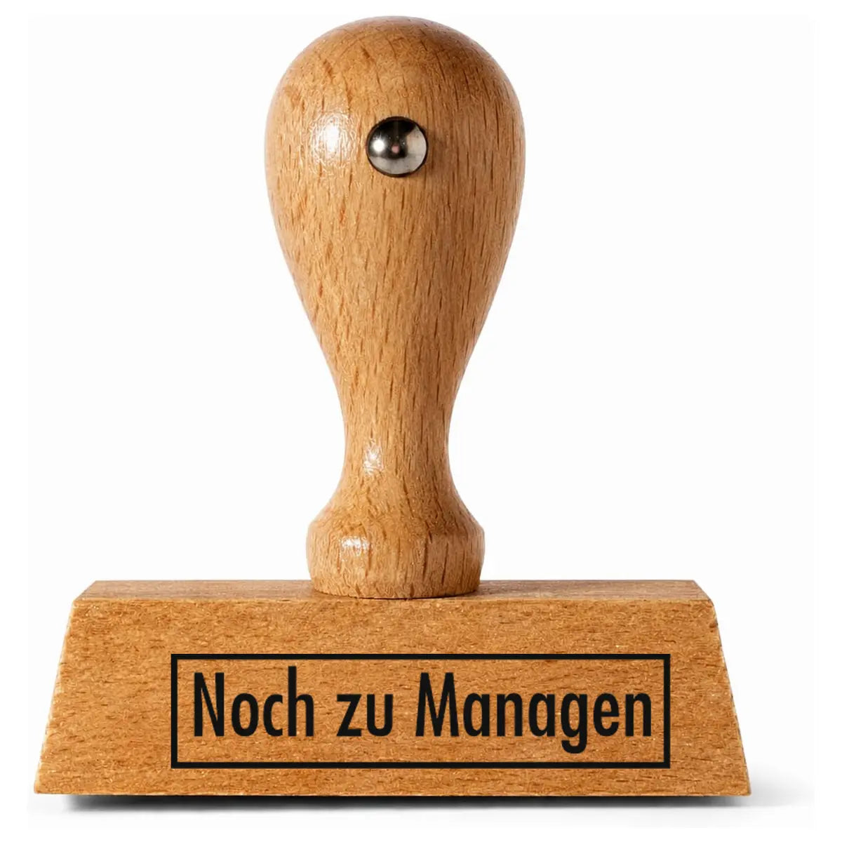 Noch zu Managen - Holzstempel 40x10mm