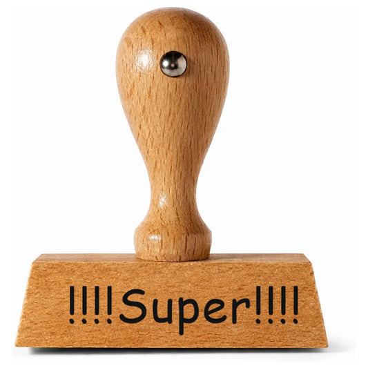 !!!!Super!!!! - Holzstempel 40x10mm
