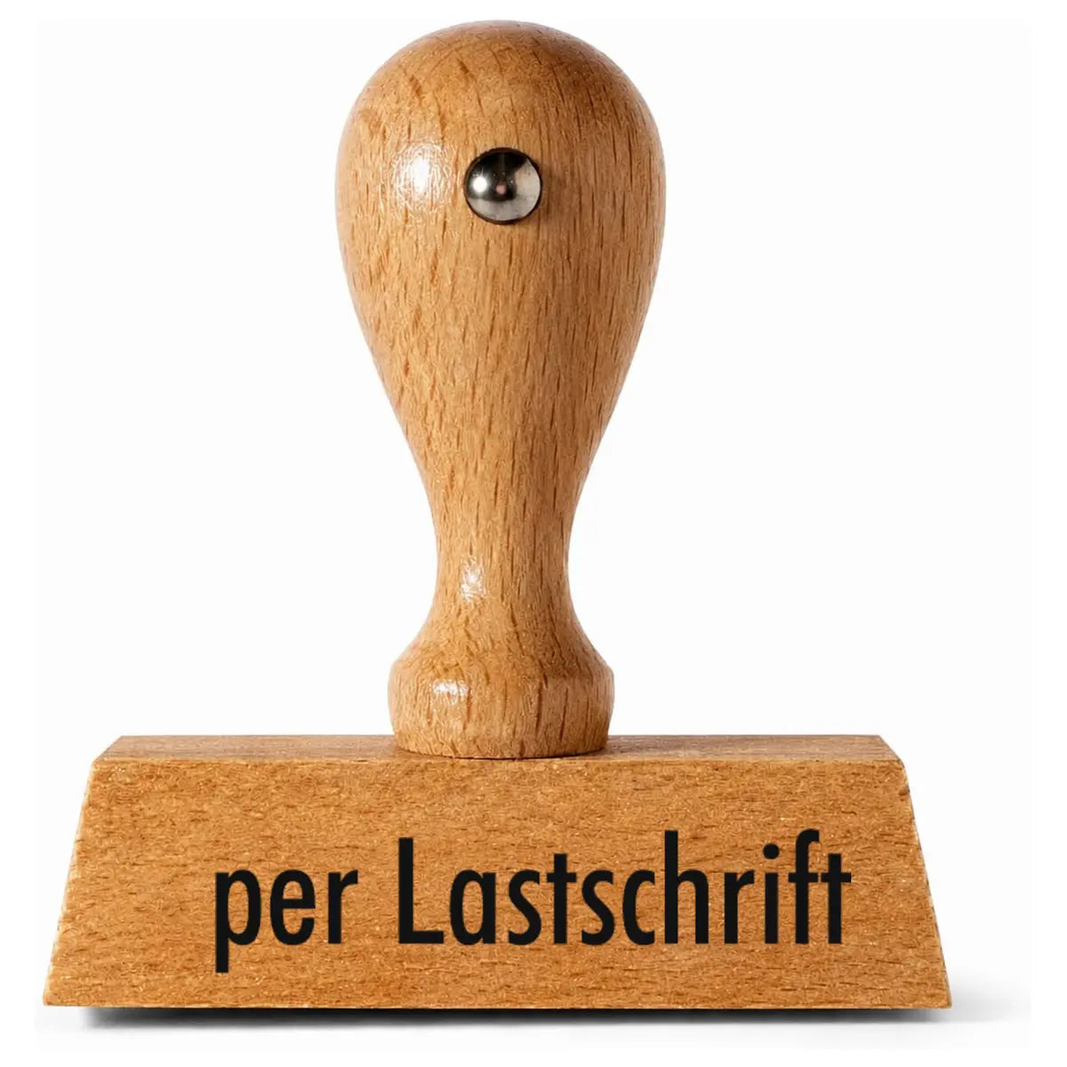 Per Lastschrift - Holzstempel 40x10mm
