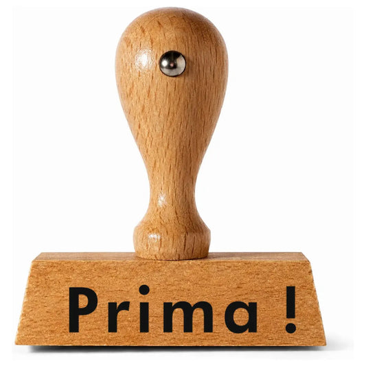 Prima! - Holzstempel 40x10mm