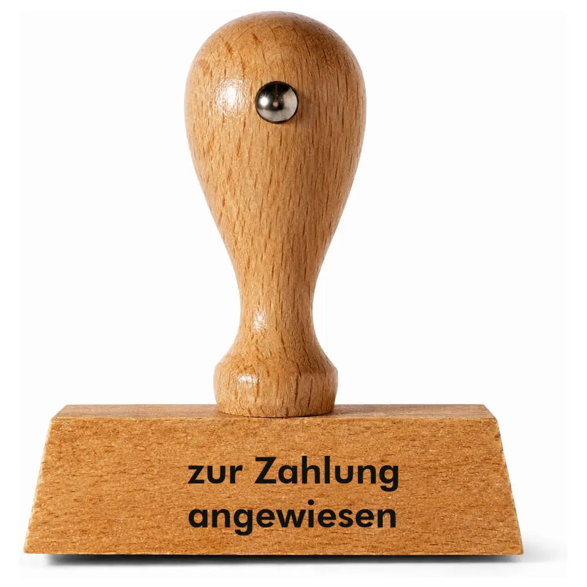 Zur Zahlung angewiesen - Holzstempel 40x15mm