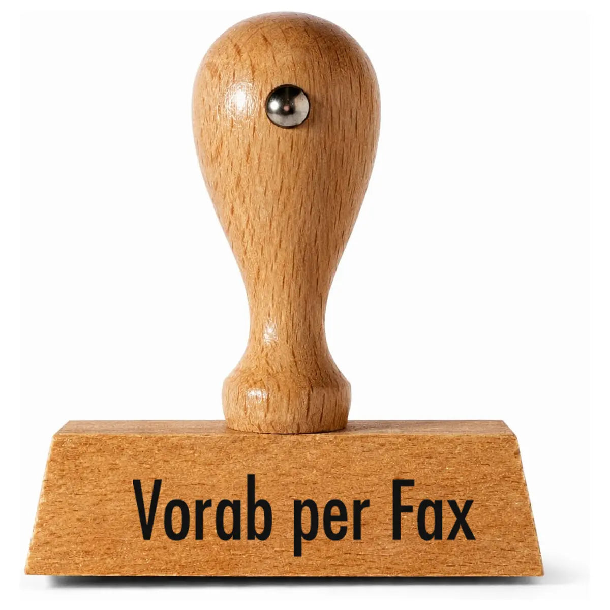 Vorab per Fax - Holzstempel 40x10mm