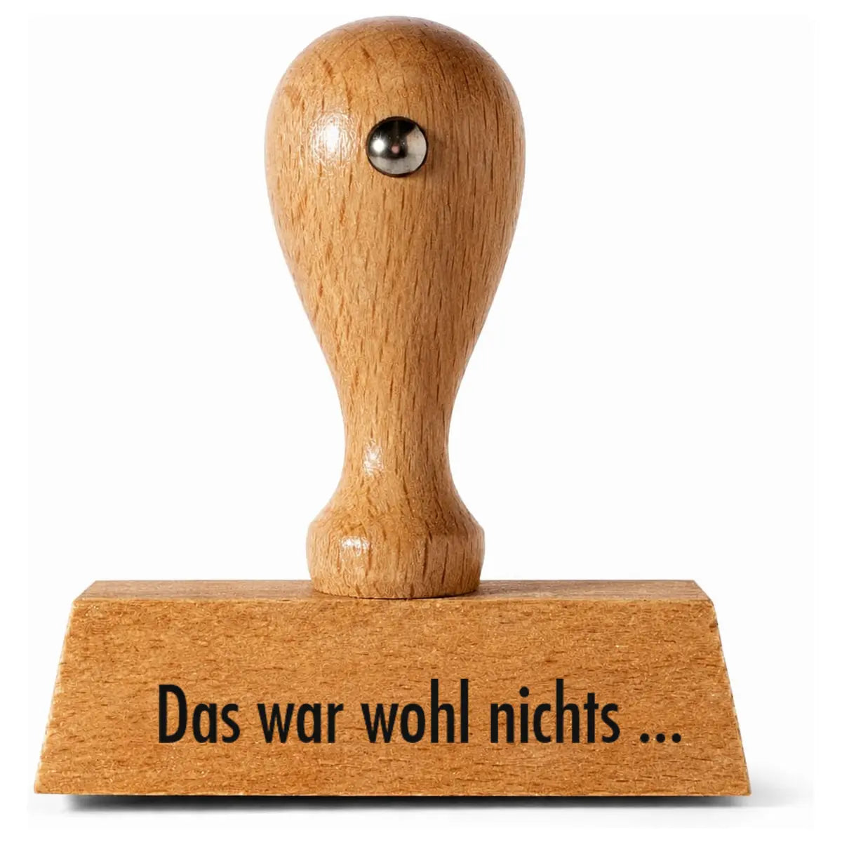 Das war wohl nichts … - Holzstempel 40x10mm