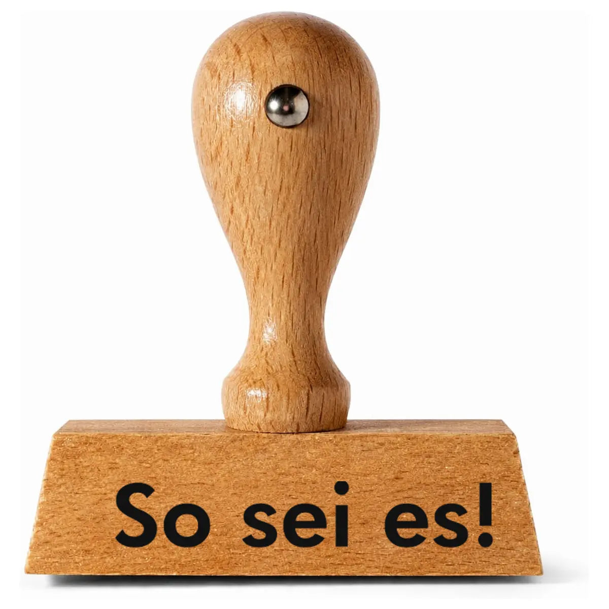 So sei es! - Holzstempel 40x10mm
