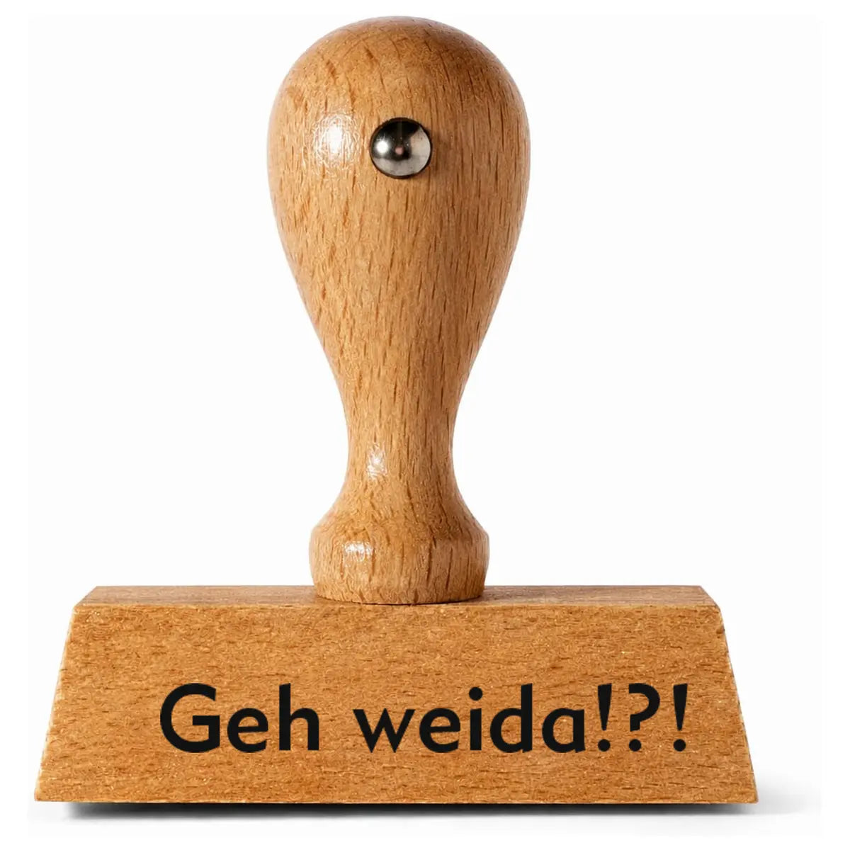 Geh weida!?! - Holzstempel 40x10mm