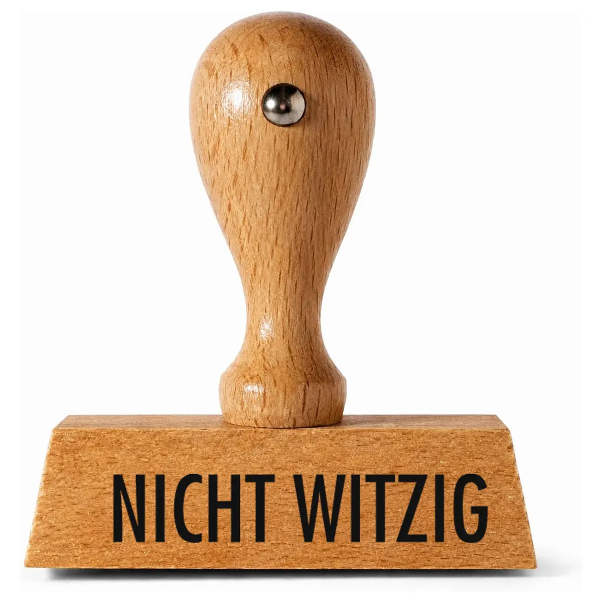 NICHT WITZIG - Holzstempel 40x10mm
