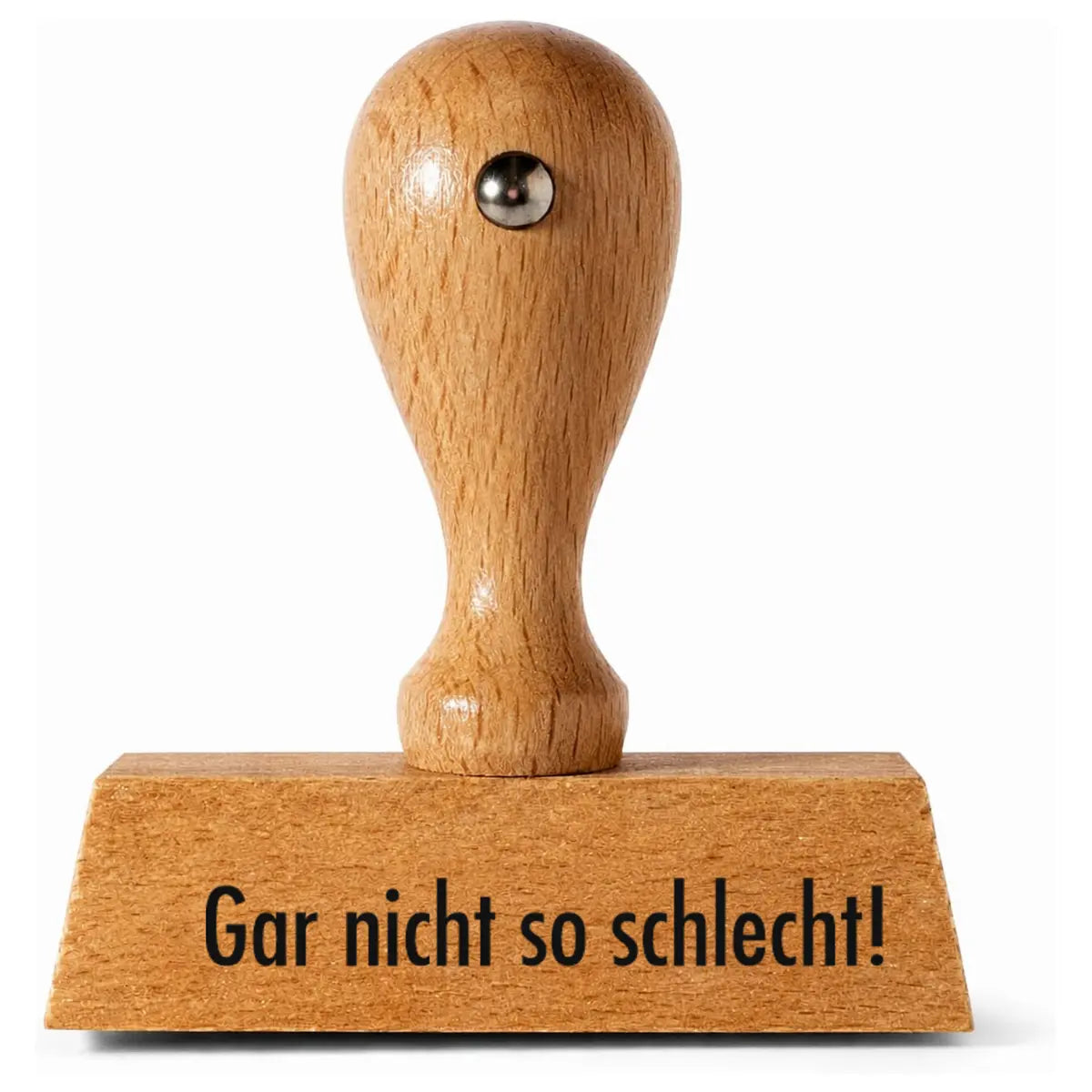 Gar nicht so schlecht! - Holzstempel 40x10mm