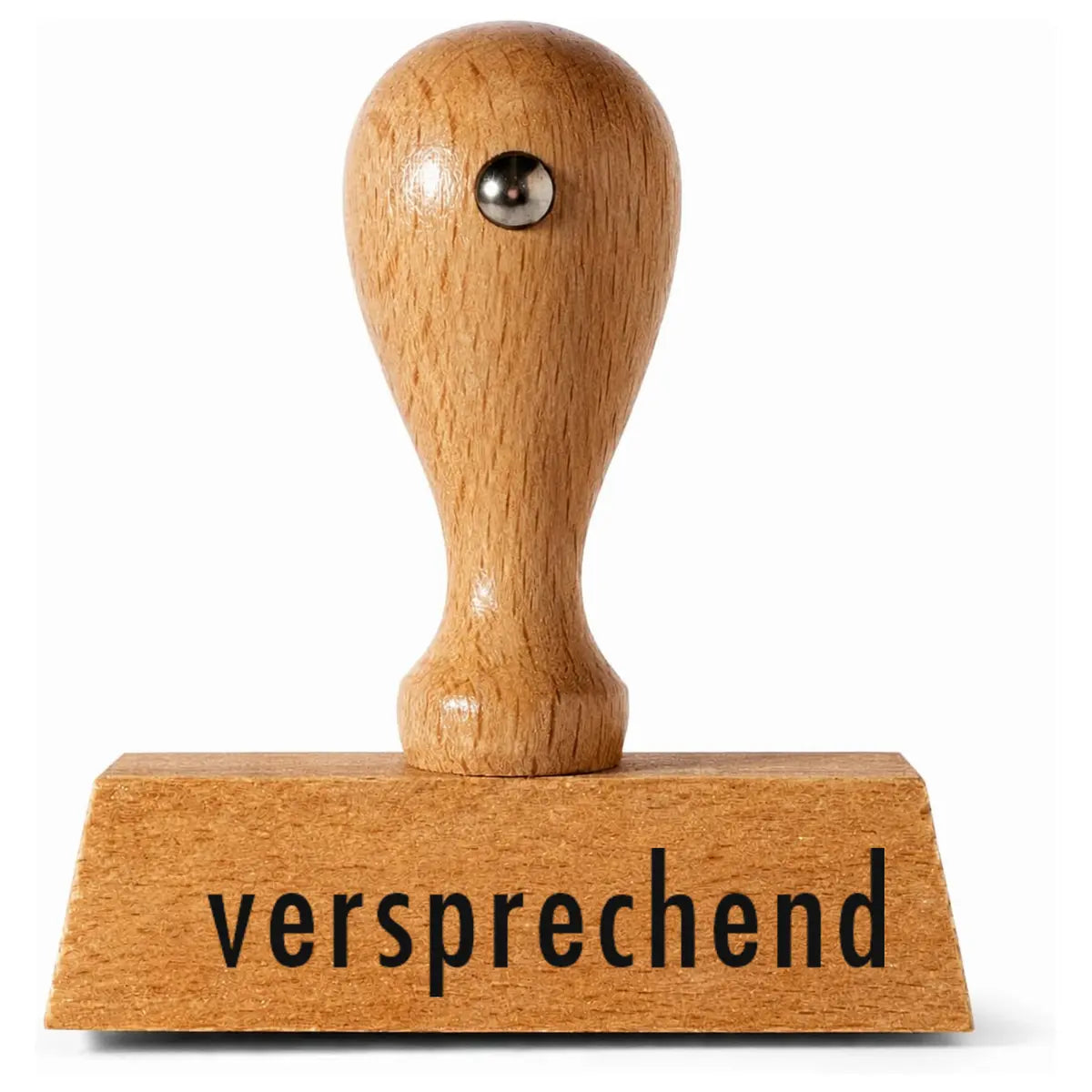 Versprechend - Holzstempel 40x10mm