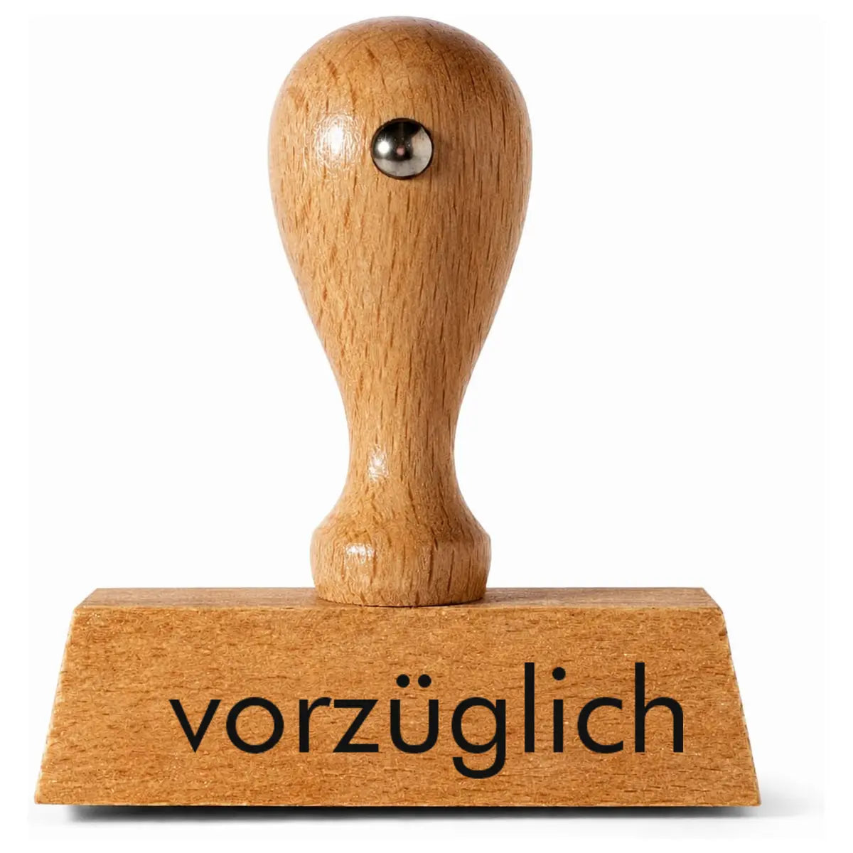 Vorzüglich - Holzstempel 40x10mm