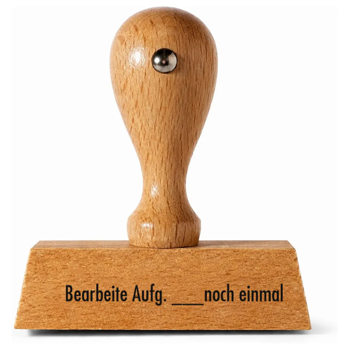Bearbeite Aufg. ___ noch einmal - Holzstempel 40x10mm