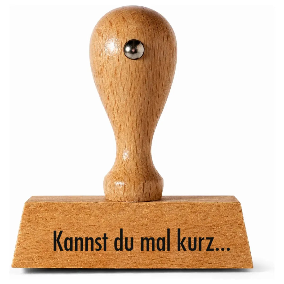Kannst du mal Kurz... - Holzstempel 40x10mm