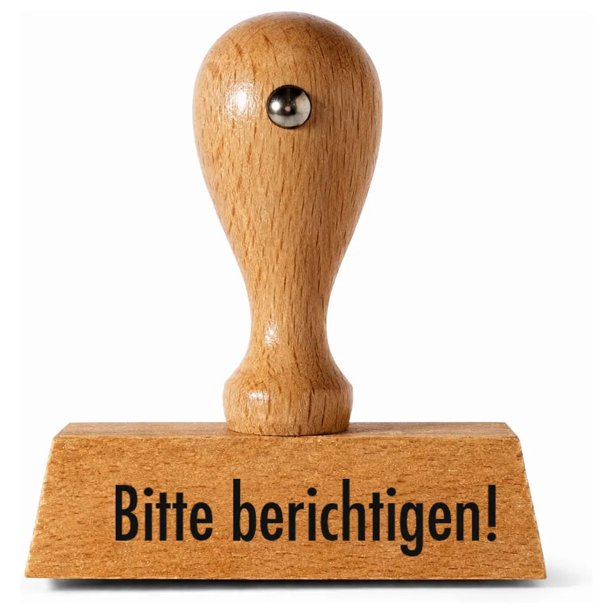 Bitte berichtigen! - Holzstempel 40x10mm
