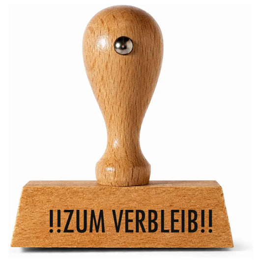 !!ZUM VERBLEIB!! - Holzstempel 40x10mm