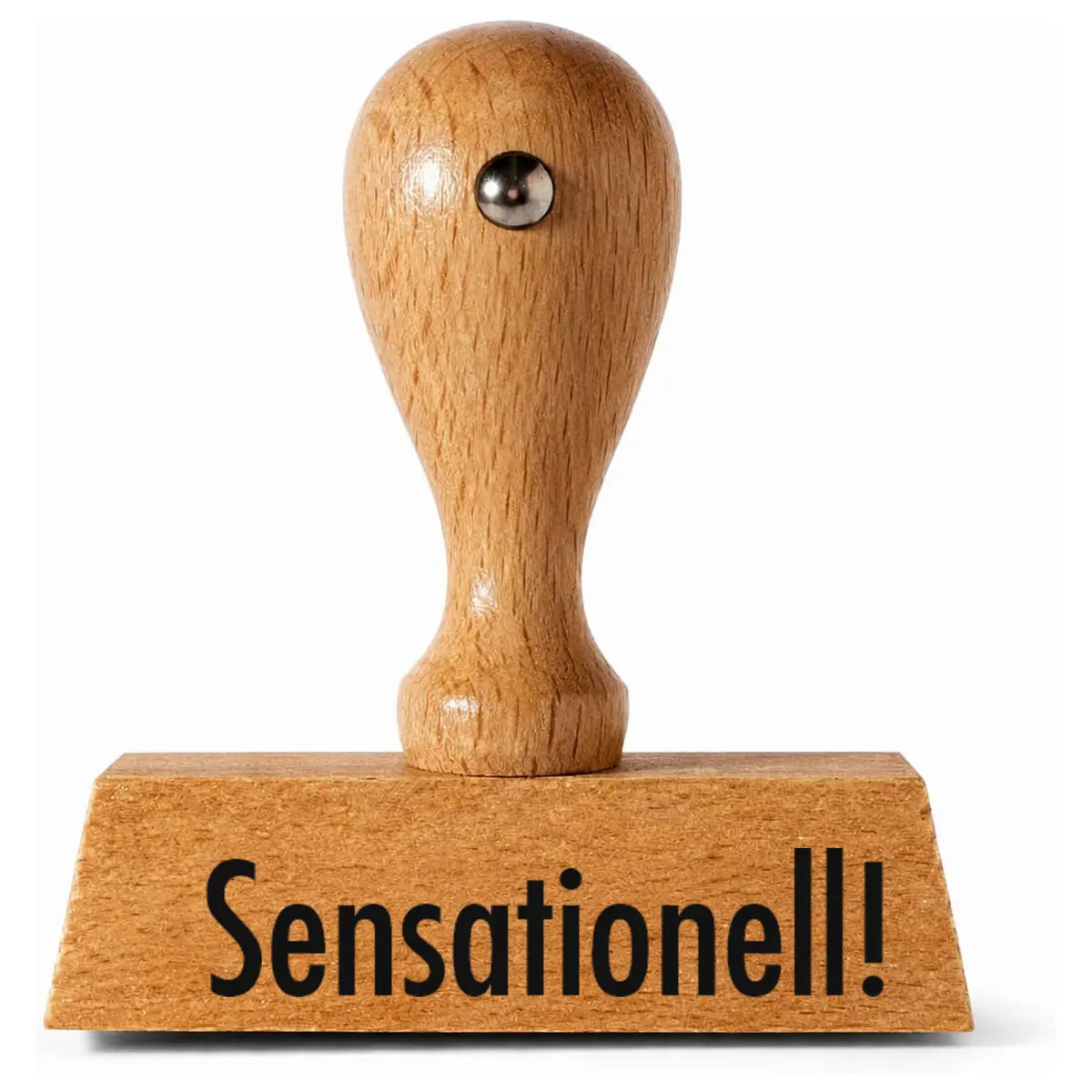 Sensationell! - Holzstempel 40x10mm