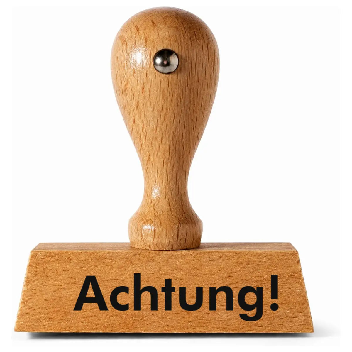 Achtung! - Holzstempel 40x10mm