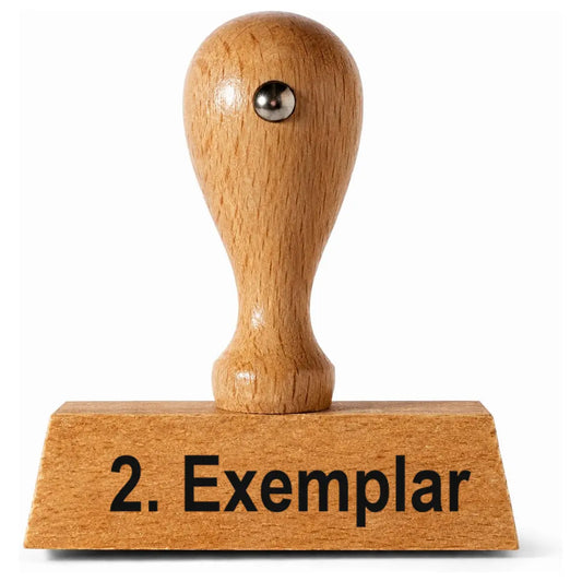 2. Exemplar - Holzstempel 40x10mm
