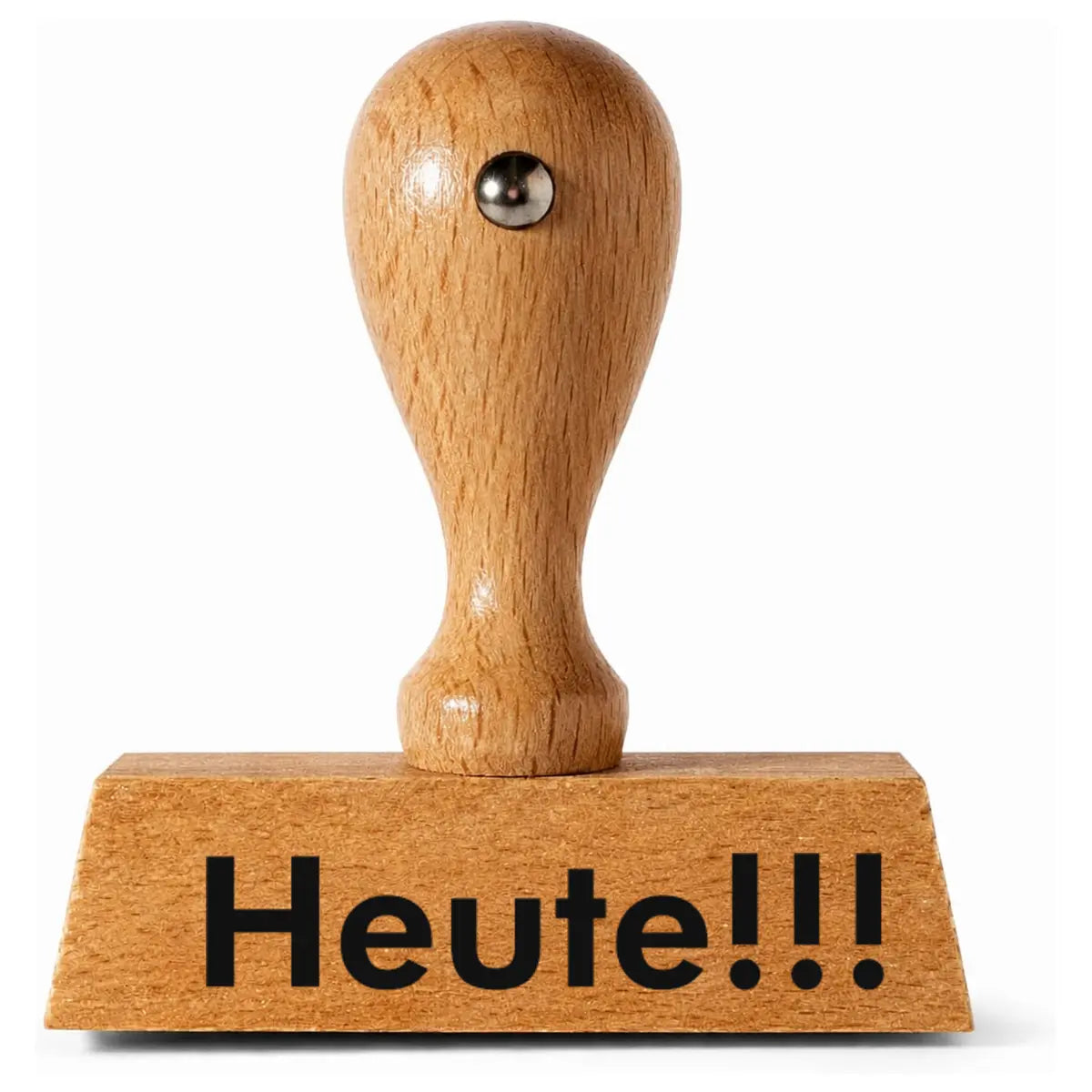 Heute!!! - Holzstempel 40x10mm