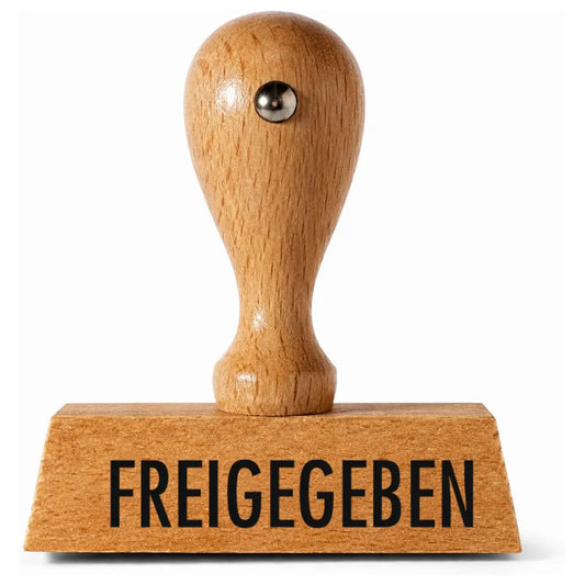 Freigegeben - Holzstempel 40x10mm