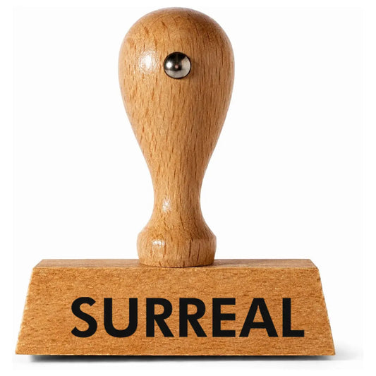 SURREAL – Holzstempel 40 × 10 mm