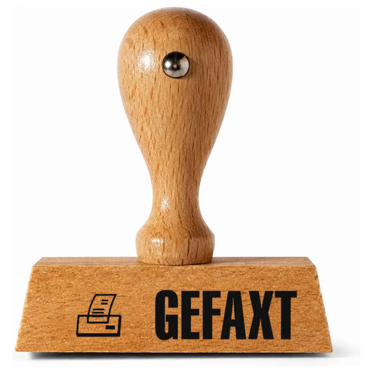 GEFAXT – Holzstempel 40 × 10 mm