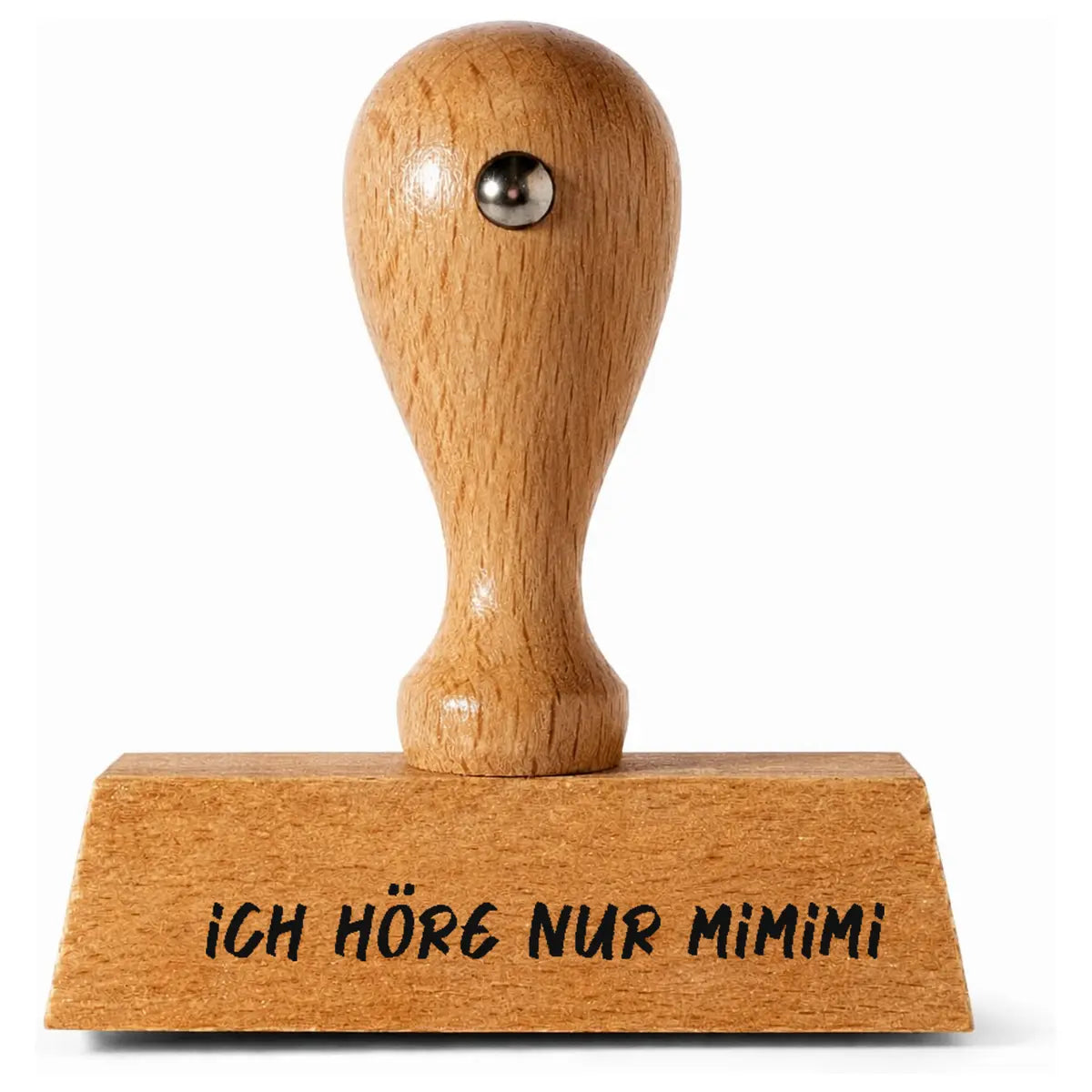 ICH HÖRE NUR MIMIMI – Holzstempel 40 × 10 mm