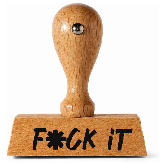 F#CK IT – Holzstempel 40 × 10 mm