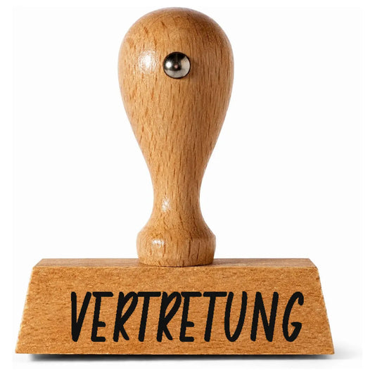 VERT RETUNG – Holzstempel 40 × 10 mm