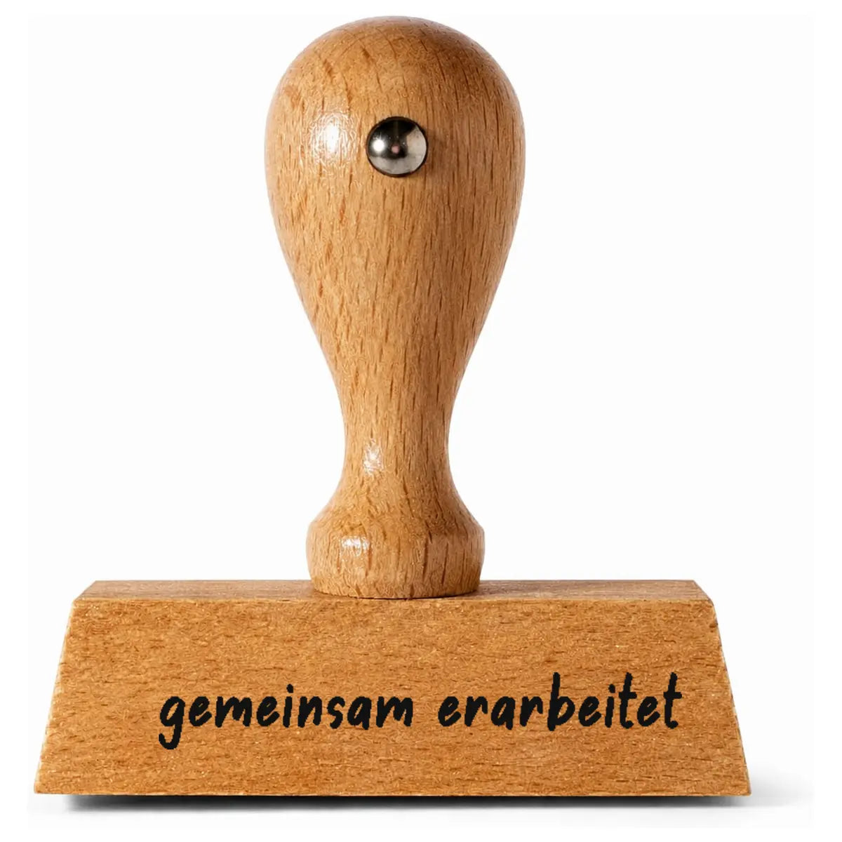 gemeinsam erarbeitet – Holzstempel 40 × 10 mm