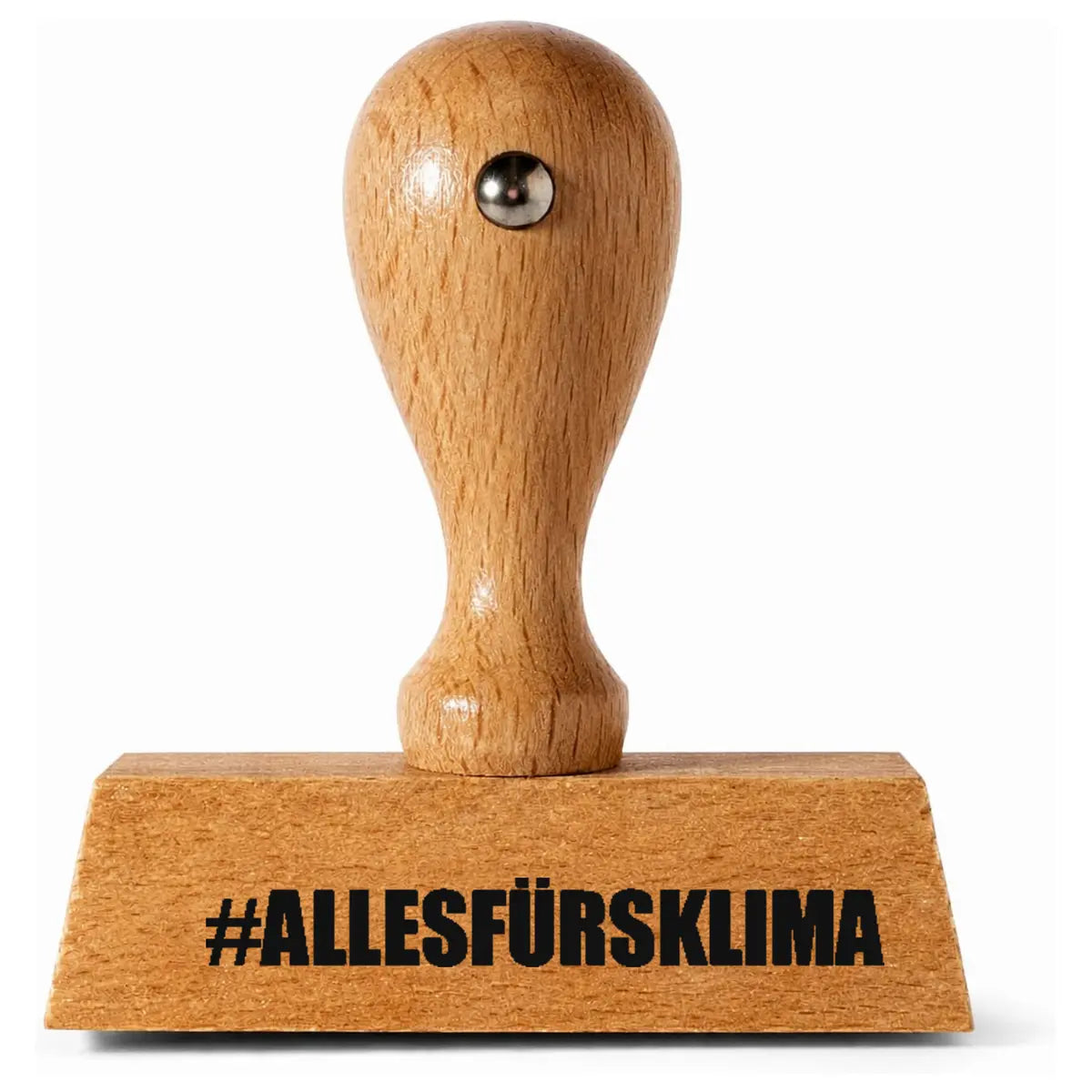 #ALLESFÜRSKLIMA – Holzstempel 40 × 10 mm