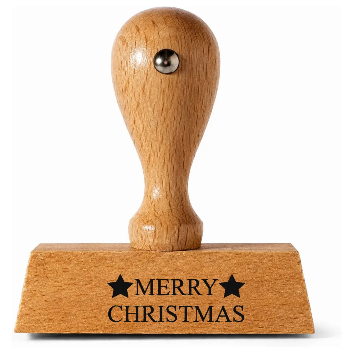 Ww MERRY® CHRISTMAS – Holzstempel 40 × 15 mm