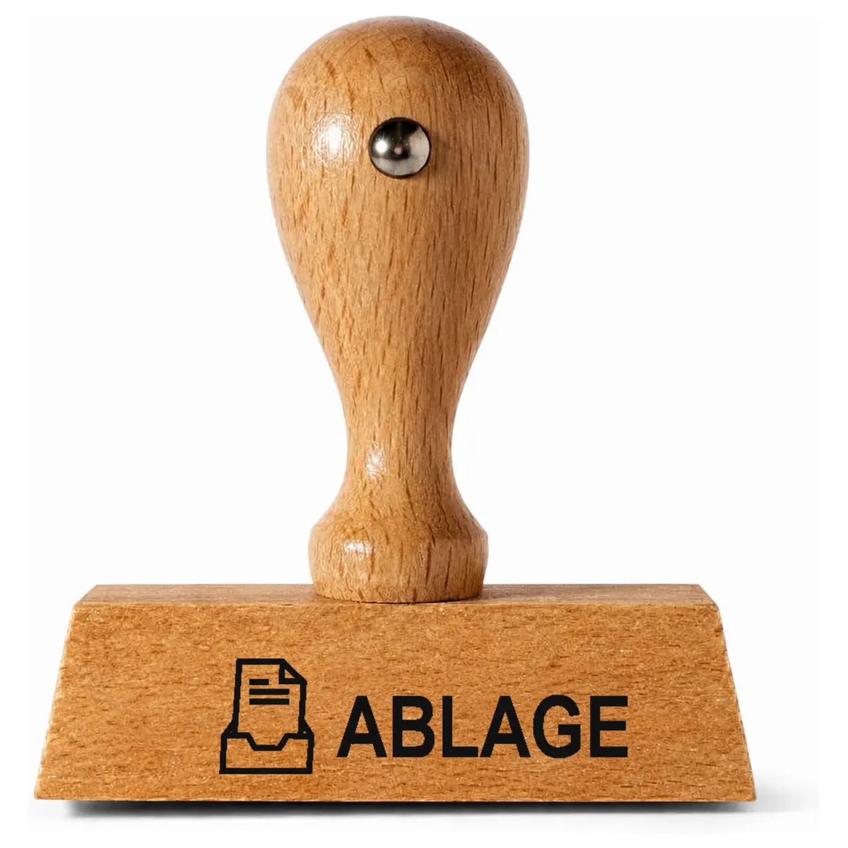 ABLAGE – Holzstempel 40 × 15 mm