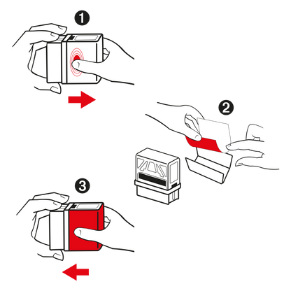 COLOP Printer 40 – tampon personnalisé 59 × 23 mm, 6 lignes