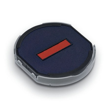 Trodat Ersatzkissen 6/46045/2 blau-rot – Einzelpackung, Kissenfarbe Blau-Rot