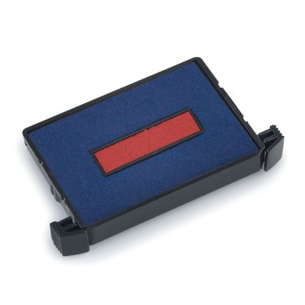 Trodat Ersatzkissen 6/4750/2 blau-rot – Einzelpackung, Kissenfarbe Blau-Rot