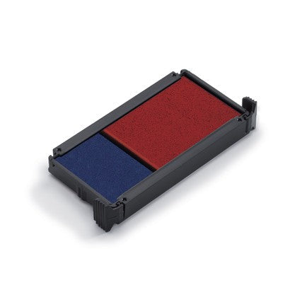 Trodat Ersatzkissen 6/4912/2 blau-rot – Einzelpackung, Kissenfarbe Blau-Rot