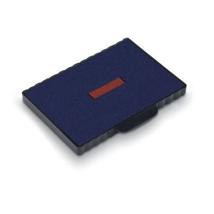 Trodat Ersatzkissen 6/511/2 blau-rot – Einzelpackung, Kissenfarbe Blau-Rot