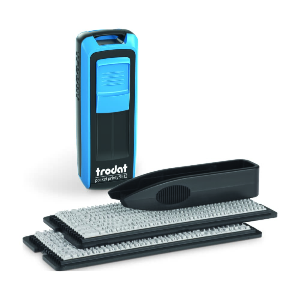 Trodat Pocket Printy 9512 Typomatic – DIY-Stempelset zum Selbersetzen