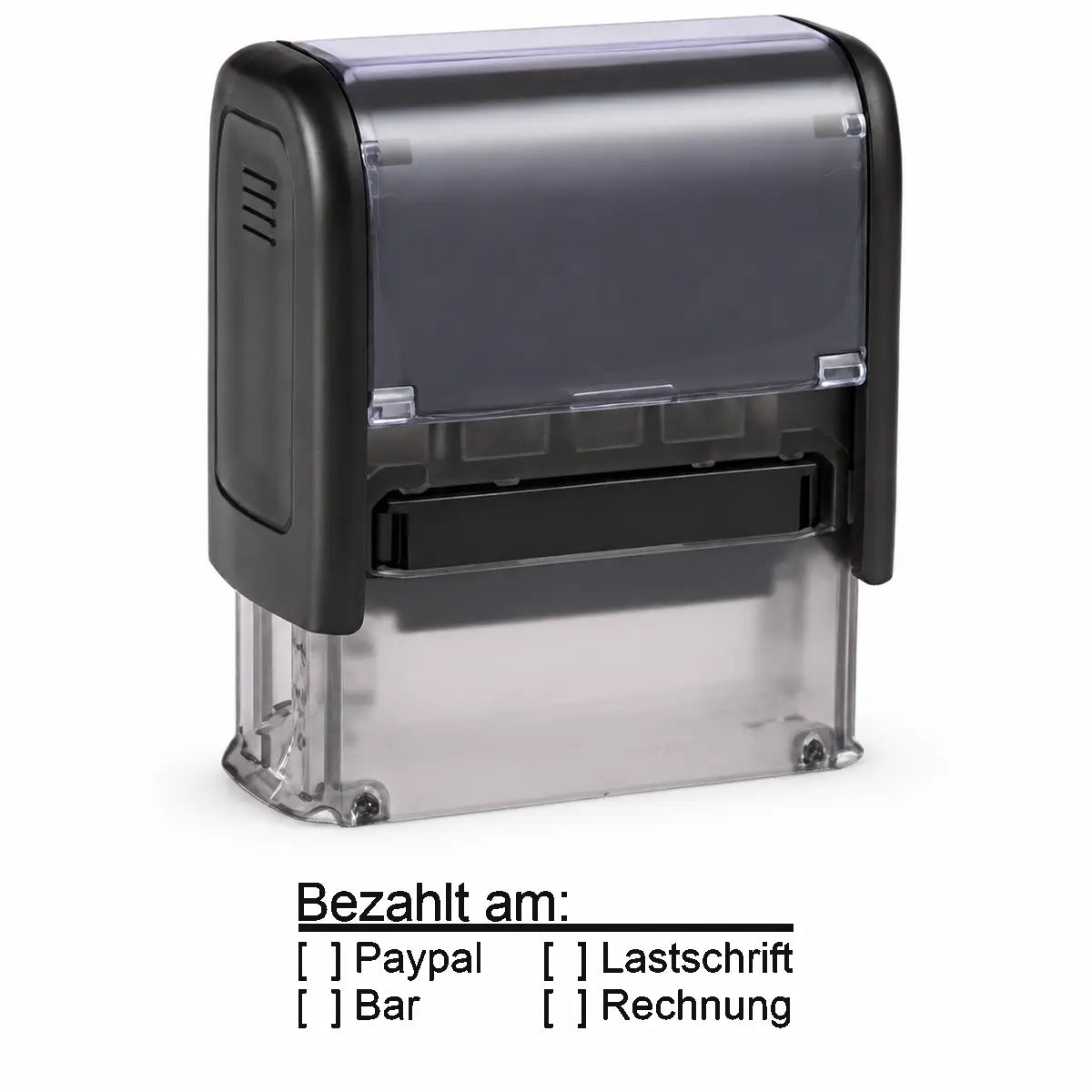 Bezahlt am: Paypal / Lastschrift / Bar / Rechnung - Selbstfärber 37x13mm